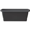 PlasticFuture Truhlík s miskou RESPON antracit, 39,2 cm