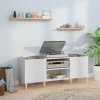 vidaXL Skrinka na platne biela 121x38x48 cm kompozitné drevo 831925