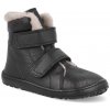 Froddo DETSKÉ BAREFOOT ZIMNÉ TOPÁNKY FRODDO BAREFOOT FURRY BOOT BLACK