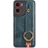Obal Leather TPU/TPC Motorola Moto G05/E15 modrý