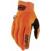 100% rukavice COGNITO SMART SHOCK, 100% - USA (oranžová fluo) - M