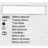 Umton Olejové farby 20ml 0002 Beloba titánová