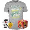 Funko Pop! set Looney Tunes Sylvester a Tweety tričko veľkosť M