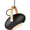 Halo Design 734344 - Závesné svietidlo na lanku DC 1xE27/40W/230V Ø 26 cm čierna/dub 734344 + záruka 3 roky zadarmo