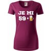 Je mi 60 pivo - Dámske tričko z organickej bavlny Origin (GOTS) - XL ( Fuchsiová )
