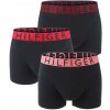 Tommy Hilfiger eco cotton Hilfiger black with deep rouge & red waist