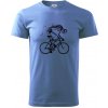 Gravel Bike - kostra - Klasické pánske tričko vyššej gramáže - XS ( Svetlomodrá )
