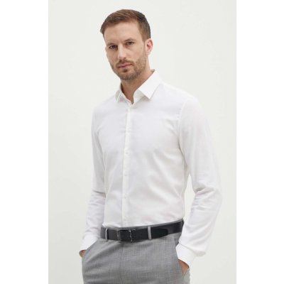 Calvin Klein pánska košeľa slim s klasickým golierom K10K113164 biela