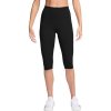 Nike Dri-Fit One High-Waisted Capri Leggings black/black