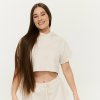 GymBeam Cropped Relay Pearl