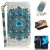 Peňaženkové 3D puzdro na Motorola Moto G8 Power Lite - Peacock Wreath