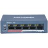 DS-3E0105P-E/M(B) - Prepínač PoE 4+1 10/100Mbps, 35W - Hikvision