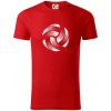 Volejbalová lopta tlačový design - Tričko z organickej bavlny - L ( Červená )