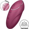 Satisfyer Tap & Climax 1 (Red), vibračný vibrátor na klitoris