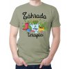 tricko, Farba sv. khaki, Strih/ Variant Pánsky / UNISEX