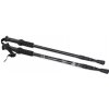 Nordic walking vychádzkové palice antishock, čierna