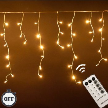 Vianočné osvetlenie vonkajšie svetelné LED kvaple 750ks 20m s časovačom a  diaľkovým ovládaním bílá teplá od 58,76 € - Heureka.sk