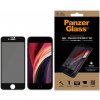 PanzerGlass Tvrdené sklo Privacy Case Friendly pre iPhone SE 2022/SE 2020/8/7/6s/6, čierna, čierna P2679
