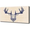 Foto obraz na plátne do obývačky Hlava jeleňa 100x50 cm