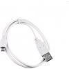 OEM Kabel C-TECH USB 2.0 AM/Micro, 2m, bílý CB-USB2M-20W C-Tech