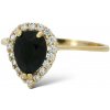Prsteň zo žltého zlata - Čierna slza