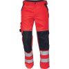CERVA KNOXIFELD HI-VIS FL290 / Pracovné reflexné nohavice do pása - HV červená 64