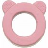 Petite&Mars hryzačka silikon s hrkálkou Beary Dusty Rose