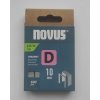 Spony Novus D typ 53F, délka 10 mm, 600 ks