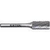 Extol industrial Fréza karbidová, válcová s čelním ozubením, pr.12x25mm/stopka 6mm,sek střední (double-cut)