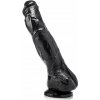 Čierne dildo - Steven (22 x 5,5 cm) - gb20555
