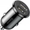 Baseus Grain Pro nabíjačka do auta 2x USB 4,8 A čierna (CCALLP-01)