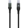 FIXED FIXDD-CC2-BK USB-C/USB-C s displejom a podporou PD, USB 2.0 100 W, 2m, černý
