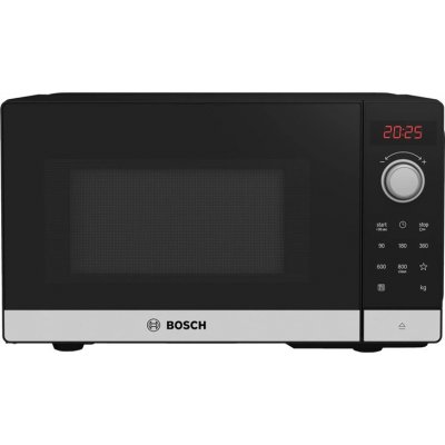Bosch Séria 2 FFL023MS2 microwave Countertop Solo microwave 20 L 800 W Black Stainless steel