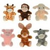 Teddies Maňuška Zvieratko plyš 6 druhov 18m+ 30 cm