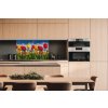 DIMEX | Dibond doska za kuchynskú linku | DBW-10060-131 Pole tulipánov | 100 x 60 cm + Dibond obkladová doska Dimex do kuchyne Pole tulipánov v rozmere 100 x 60 cm