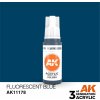 AK Interactive akrylová barva fluorescent blue 17 ml