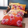 VK Posteľná bielizeň Dhalia, oranžové kvety 200 x 200 cm