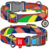 Obojok nylonový Waudog Vitrage QR Délka: 31-49cm/2,5cm