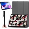 ETUI pre Lenovo Tab M10 10.1 2022 3 GEN TB328 FU/XU + Tvrdené sklo + Dotykové Pero
