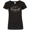Russell Dámske tričko Athletic TEE SHIRT čierna biela