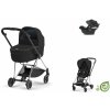 Cybex Platinum CYBEX Mios Conscious Collection Travel Set + Aton B2 i-Size onyx black 2023 chrome with black details