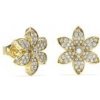 Náušnice GUESS White Lotus JUBE04145JWYGT/U, možnosť vrátenia tovaru do 12 mesiacov
