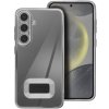 Puzdro gumené Samsung A556 Galaxy A55 5G Glam strieborné