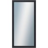 DANTIK - Zrkadlo v rámu, rozmer s rámom 50x100 cm z lišty 4020 čierna (2769)