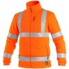 CXS Reflexná pracovná mikina PRESTON, pánske Oranžová