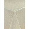 Obrus PVC metráž 773772, 20 m x 140 cm, bodky hnedé, IMPOL TRADE