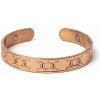 Medený náramok s fázami mesiaca, magnetický 1ks