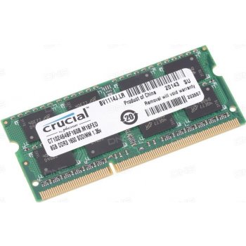 Crucial SODIMM DDR3 8GB 1600MHz CL11 CT102464BF160B