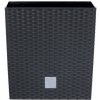 Prosperplast DRTS170L Kvetináč RATO LOW + vklad 17cm antracit