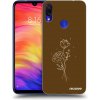 Picasee ULTIMATE CASE pro Xiaomi Redmi Note 7 - Brown flowers